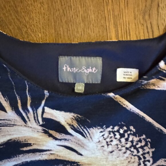 Phase Eight Daisy Etched Purple and Pink Floral - Size 10 - Picture 7 of 11